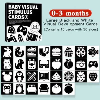 Cartes de contraste 0-3 mois