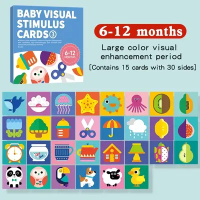 Cartes en couleurs 6-12 mois